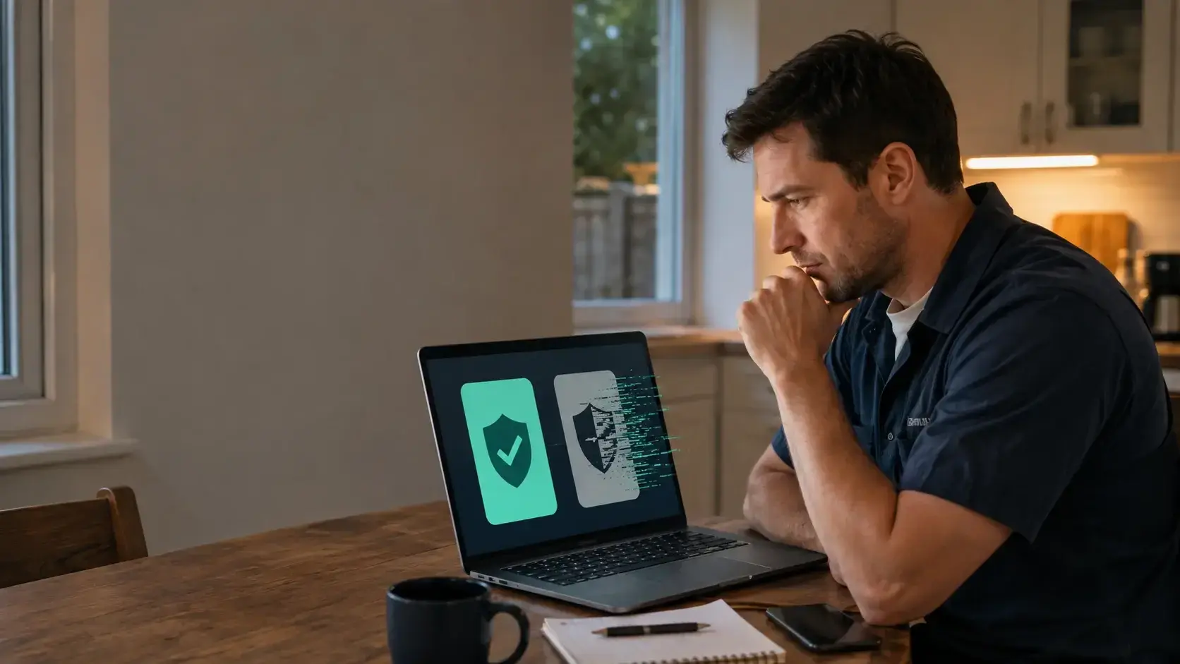 Field service owner comparing a secure software platform against a risky vibe-coded app